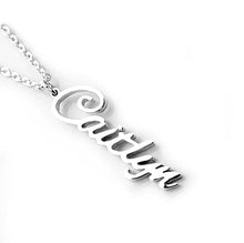 Load image into Gallery viewer, Vertical Name Necklace