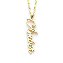Load image into Gallery viewer, Vertical Name Necklace